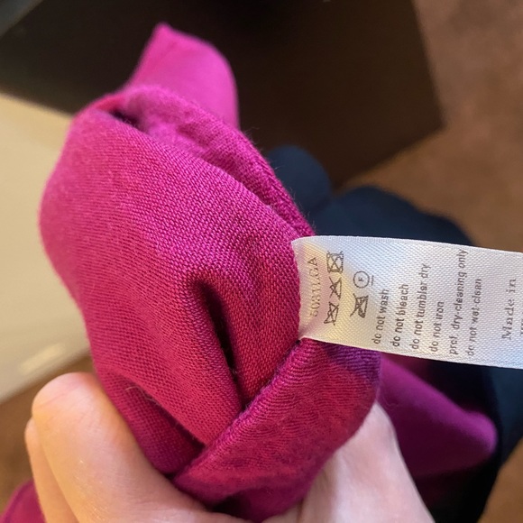 Carolina Herrera 100% Wool Sheath Dress Stretch Two Tone Peplum Sleeveless 6 - Picture 8 of 8